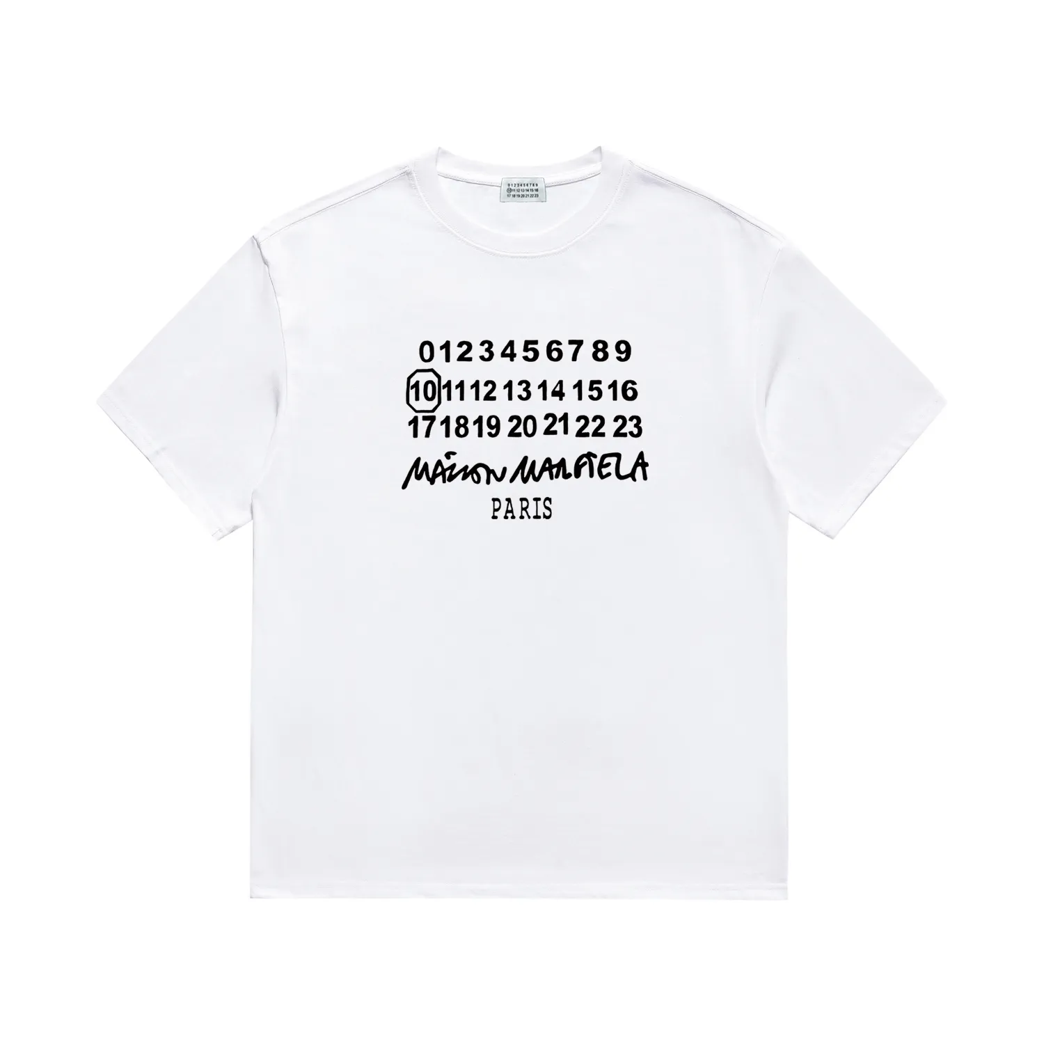 《 Quality》 MM 6 Same Style T 2024 New Arrival 260 Versatile ：Black White Sizes： S M L XL XXL